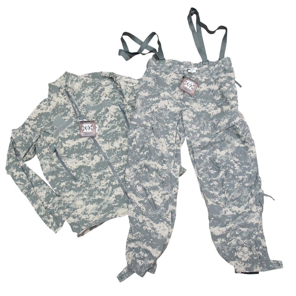 Offical Gen III ECWCS US Army Issue ACU Digital Camo 2pc Jacket Pants Set M-R